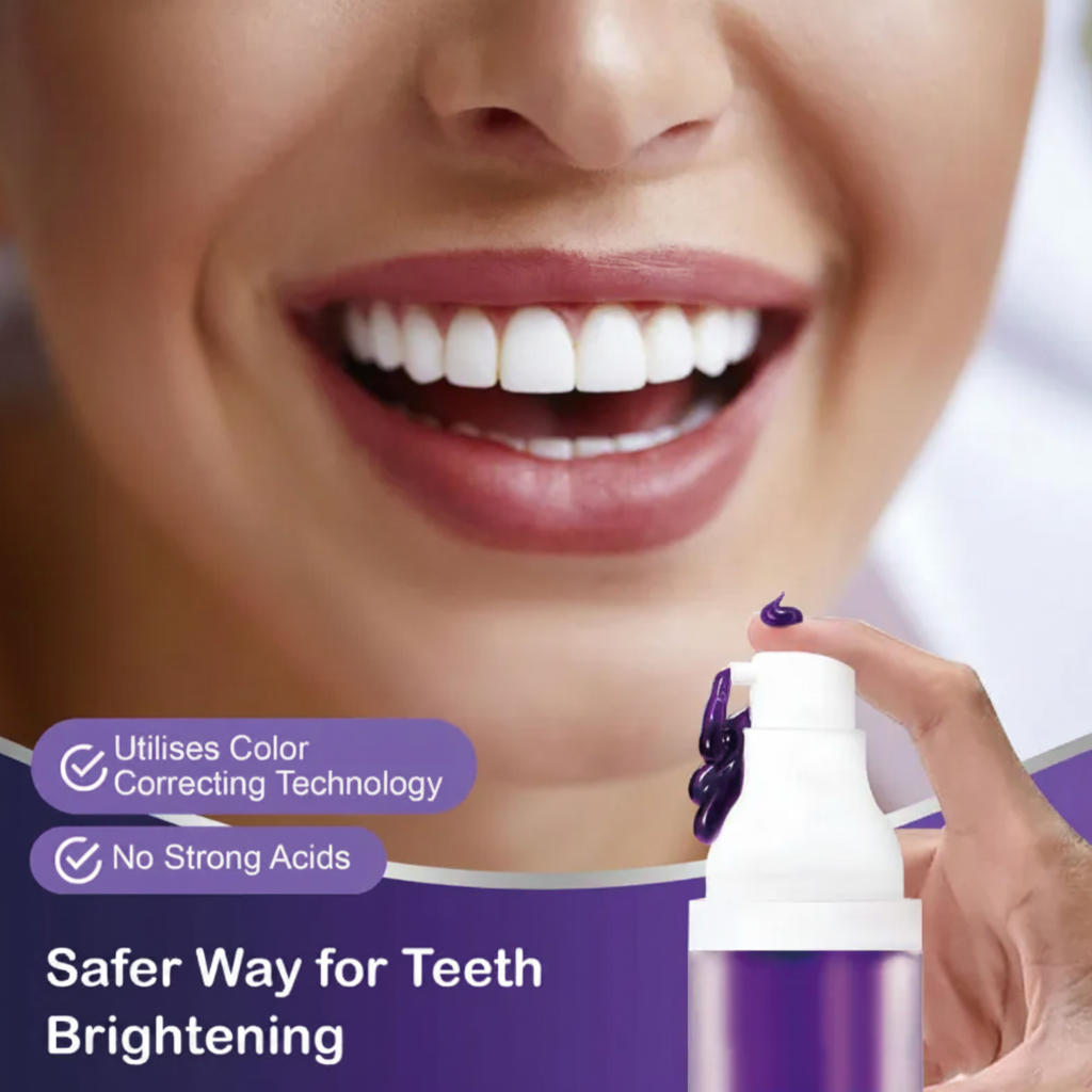 Purple Teeth Whitening Toothpaste