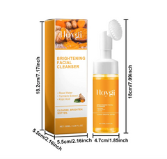Turmeric Foaming Facial Cleanser + Cleansing Brush